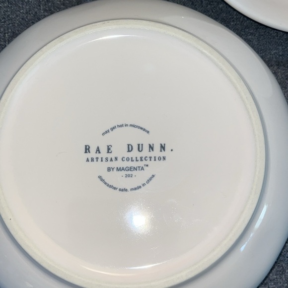 Set of 3 Rae Dunn Bowl Be Mine &  Love Valentine Hearts Pasta Salad Serving Dish - Picture 5 of 7